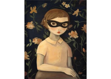 Affiche – Masked Evaline With Floral Wallpaper - Emily Winfield Martin