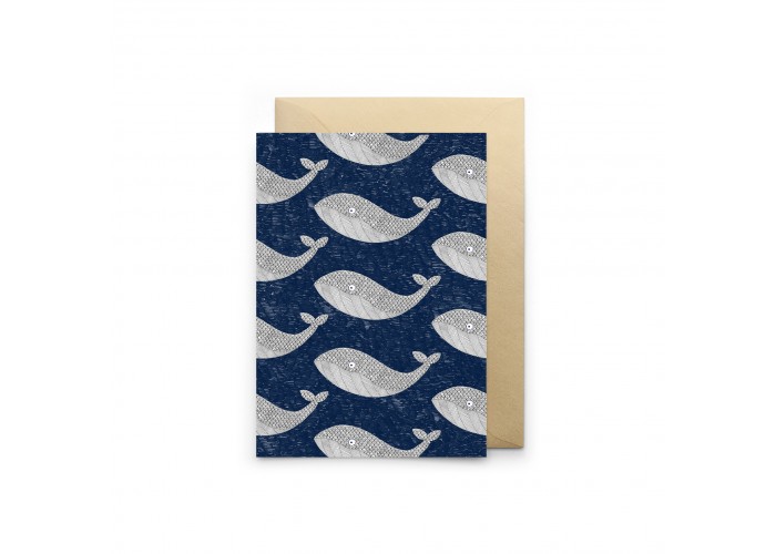 Carte Baleines Bleues - Petit Gramme