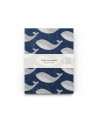 Carnet A6 Baleine Bleue - Petit Gramme