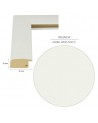 Cadre 8x10'' Blanc mat - Bois - Bildershop