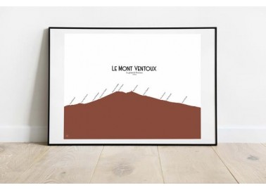 Affiche Mont Ventoux 30x40 - Cadre - Atelier Vauvenargues
