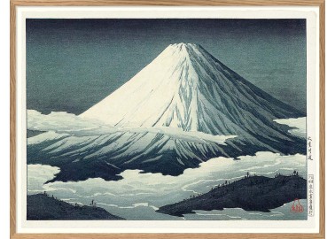 Affiche Mont Fuji avec cadre 30x40 - The Dybdahl Co