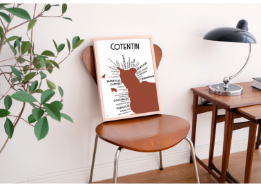 Affiche Cotentin 30x40 - Salon - Atelier Vauvenargues