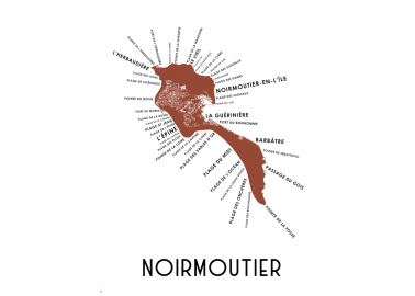 Affiche Noirmoutier 30x40 - Atelier Vauvenargues