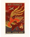 Affiche Air France / Orient Extrême . Orient A021 - Salam Editions