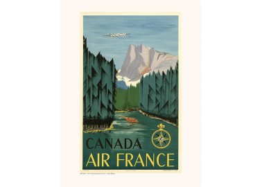 Affiche Air France / Canada A056 - Salam Editions