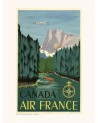 Affiche Air France / Canada A056 - Salam Editions