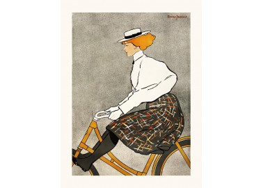 Affiche Edward Penfield - Femme à vélo - Salam Editions
