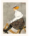 Affiche Edward Penfield - Femme à vélo - Salam Editions