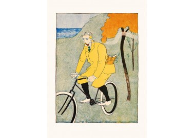 Affiche Edward Penfield Fumeur à velo - Salam Editions