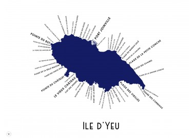Affiche Île d'Yeu - Atelier Vauvenargues