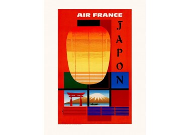Affiche Air France / Japon A103 - Salam Editions