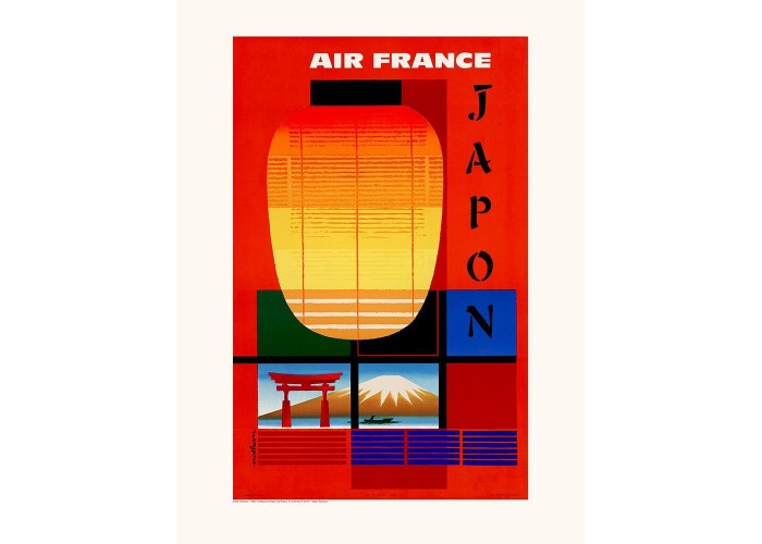 Affiche Air France / Japon A103 - Salam Editions