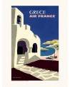 Affiche Air France / Grèce Georget A093 - Salam Editions