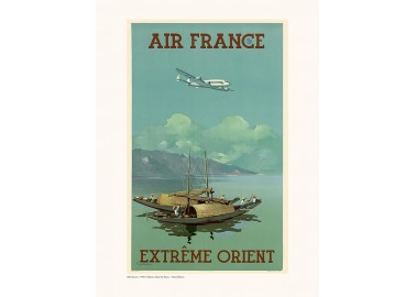 Affiche Air France / Extrême-Orient A044 - Salam Editions