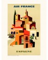 Affiche Air France / Espagne A094 - Salam Editions