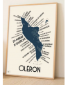 Affiche Ile d'Oléron - Cadre - Atelier Vauvenargues