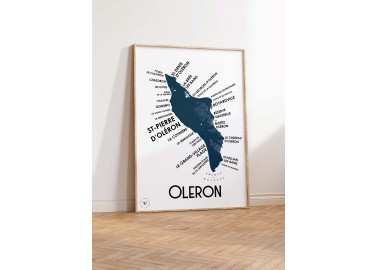 Affiche Ile d'Oléron - Cadre - Atelier Vauvenargues