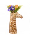 Grand vase Girafe - Fleurs - Quail Ceramics