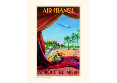 Affiche Air France / Afrique du Nord A043 - Salam Editions