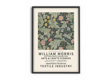 Affiche William Morris - Exhibition - Pstr Studio