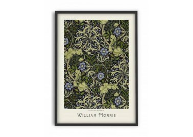 Affiche William Morris - Purple flower - Pstr Studio