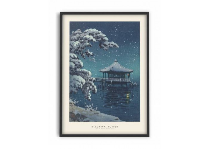 Affiche Tsuchiya Koitsu - Snow at Ukimido - Pstr Studio