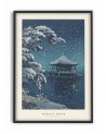 Affiche Tsuchiya Koitsu - Snow at Ukimido - Pstr Studio