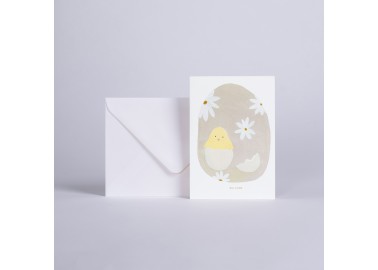 Carte Poussin "Welcome" - Enveloppe - Season Paper