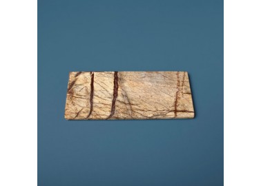 Planche rectangulaire en marbre de forêt - Be Home