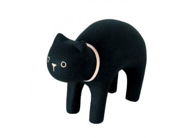 Chat noir en bois - T-lab
