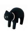 Chat noir en bois - T-lab