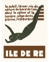Affiche L'Ile de Ré (Art Déco) - Salam Editions
