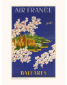Affiche Air France / Baléares A051 - Salam Editions
