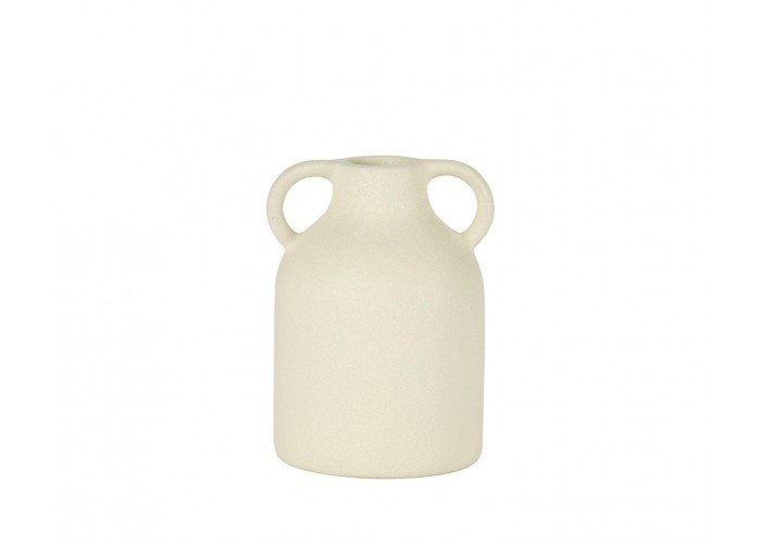 Vase en céramique blanc S - Andrea House