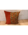 Coussin Chilly Rusty velours 40x40 - Ayélée fleurie