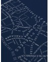 Affiche Belleville - Bleu nuit - Plan - Zébu Design