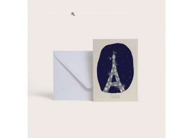 Carte Paris Tour Eiffel - Season Paper
