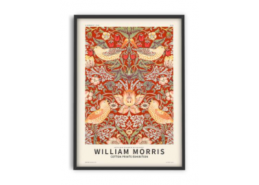 Affiche William Morris - Strawberry Thief - Pstr Studio