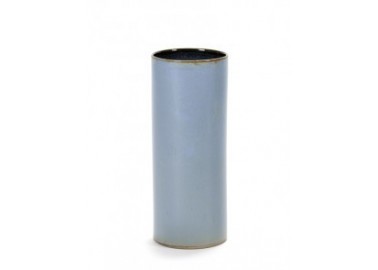Vase tube Smokey Blue – Anita Le Grelle - Serax