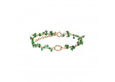 Bracelet Luce vert - By164