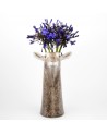 Grand vase Chèvre - Fleurs - Quail Designs