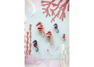 Décoration murale - Hippocampes - Algues - Studioroof