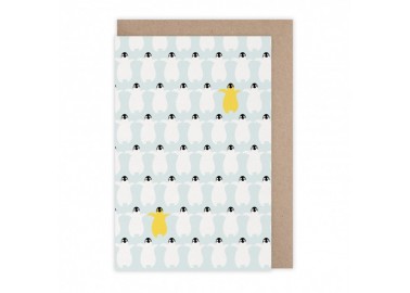 Carte Pingouins - Monsieur Papier