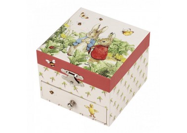 Boîte à bijoux musicale Peter Rabbit - Carottes - Jouet - Trousselier