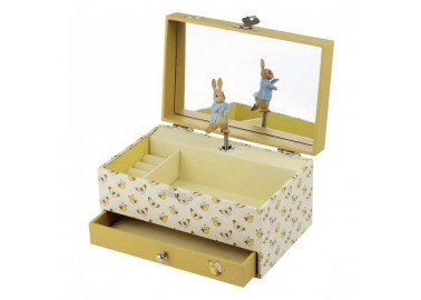 Boîte à bijoux musicale Peter Rabbit - Papillons - Trousselier