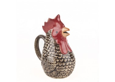 Pichet Coq brun - Bec - Quail Ceramics