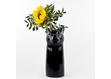 Grand vase Panthère - Fleurs - Quail Ceramics