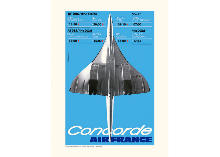 Affiche Air France / Concorde A320bis - Salam Editions