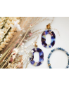 Boucles d'oreilles Gigi - Bleu - Azeria Bijoux